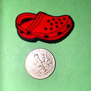 (10 for $15) Red Croc Sandal Shoe Charms